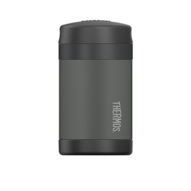 Thermos FUNtainer Vacuum Insulated Food Jar with Spoon Charcoal 470ml Charcoal