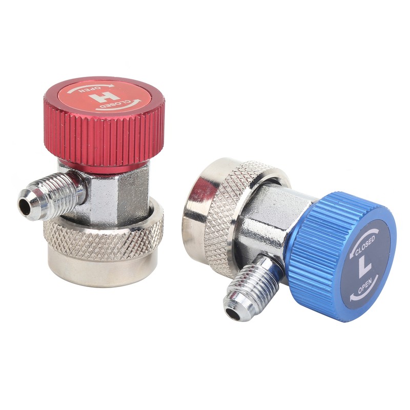 2pcs High Low Quick Coupler for R134A A/C Manifold Gauge