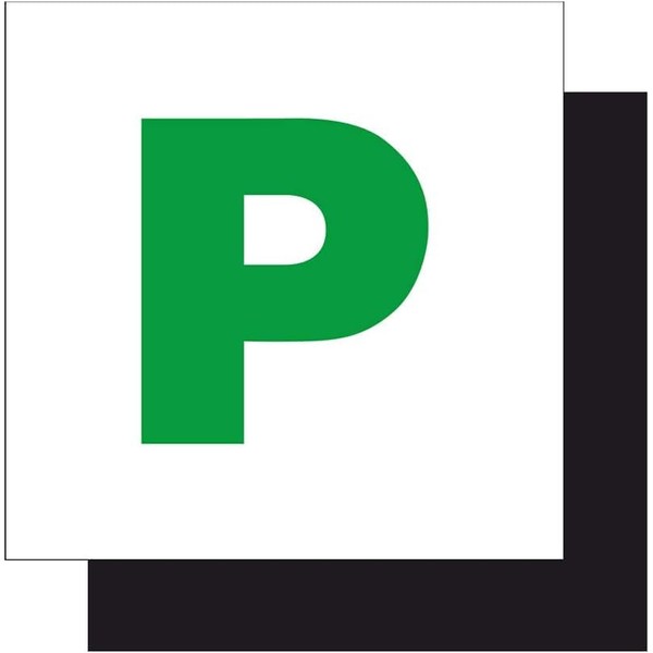 Best House Fully Magnetic P Plates 2 Pack Learner Plates