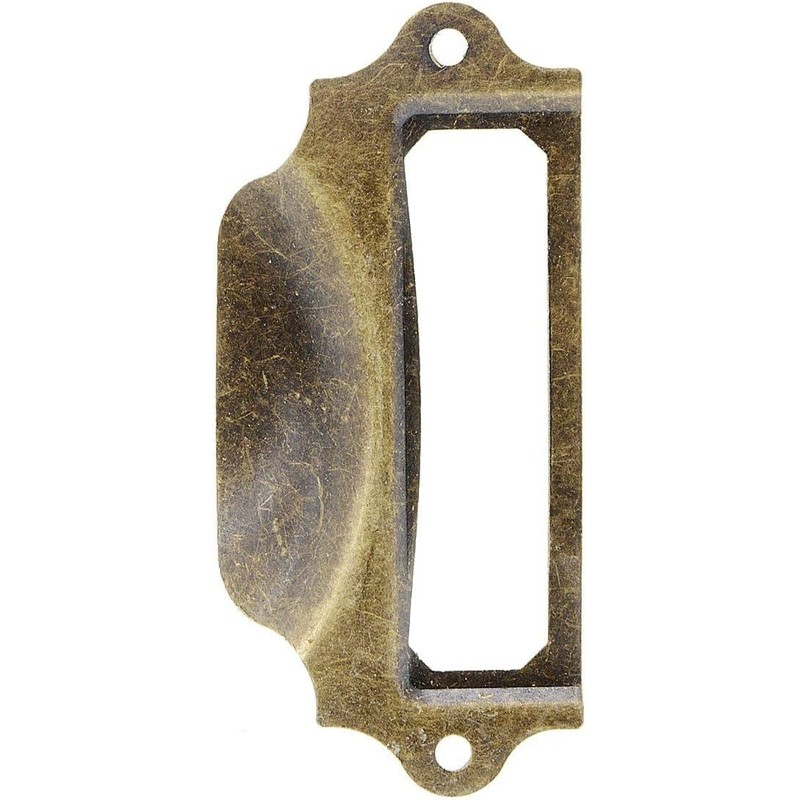 RUIAN Antique Drawer Label Pulls Cabinet Frame Handle Name Card