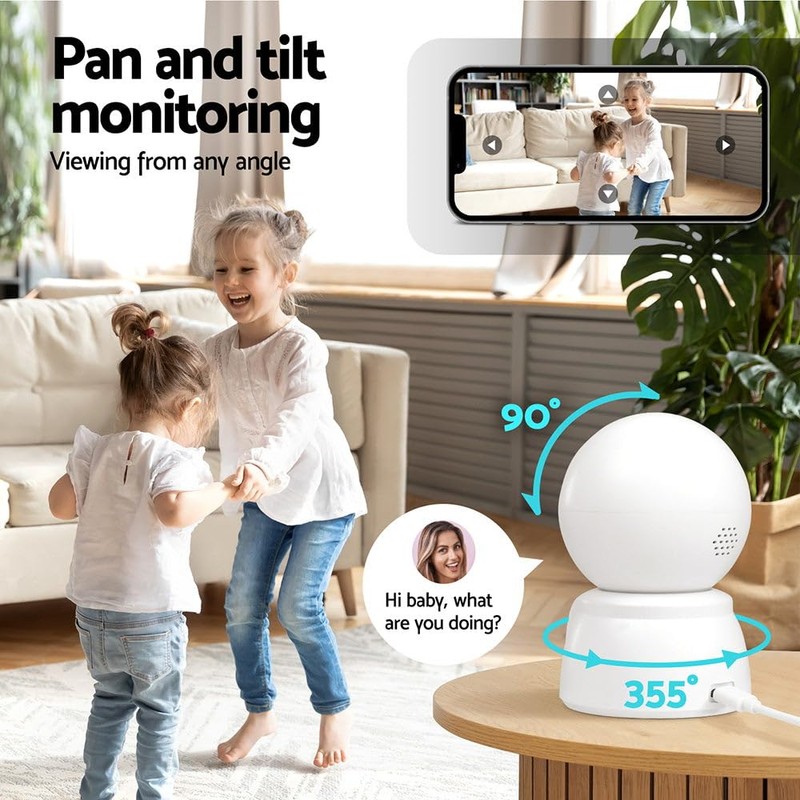 UL-tech 3MP IP Camera WiFi Baby Security Cameras PTZ Wireless