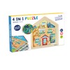 beleduc Layered Puzzle Home – Children's Puzzle from 4 Years