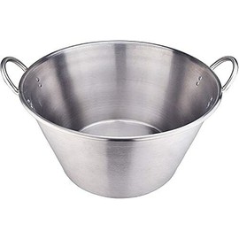 Unbranded Heavy Duty Wok Cazo Grande Para Carnitas Extra Large 25 inch Stainless Steel