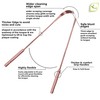 Ved 100% Pure Copper Tongue Scraper with Eco Friendly Travel