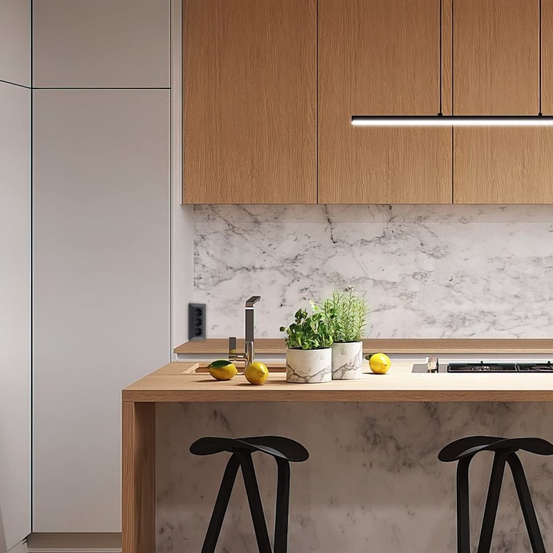 Socket Strip 3-Way Series C1 Anthracite