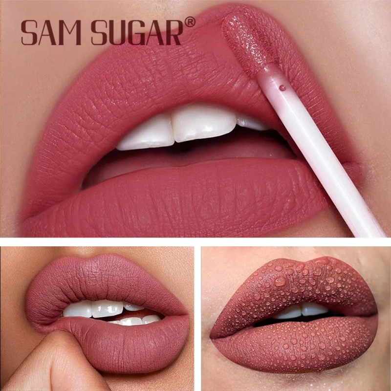 Set De 12 Labiales Mate De Larga Duración Pintalabio Regalo