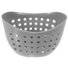 LABRIMP Hook Storage Basket Perforated Drainable Container for Toiletries and