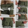 Hiwise Men's Quick Dry Cargo Pants Water Resistant Tactical Pants