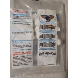 John Guest Pp3208u7w-Pk10 Faucet Adapter, 1/4 In Tube Size, Polypropylene,