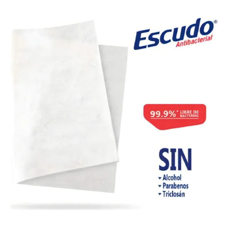 Toallitas Húmedas Antibacteriales 50 Unidades Escudo