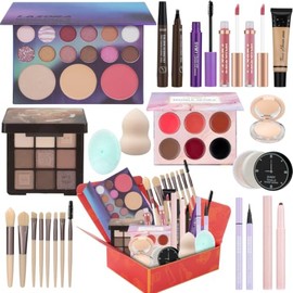 LAZORA Kit De Maquillaje Para Adolescentes (14-16 Años) Incluye Paleta De Sombras De Ojos De 20 Colores, Delineador De Ojos Y Sello De Regalo.
