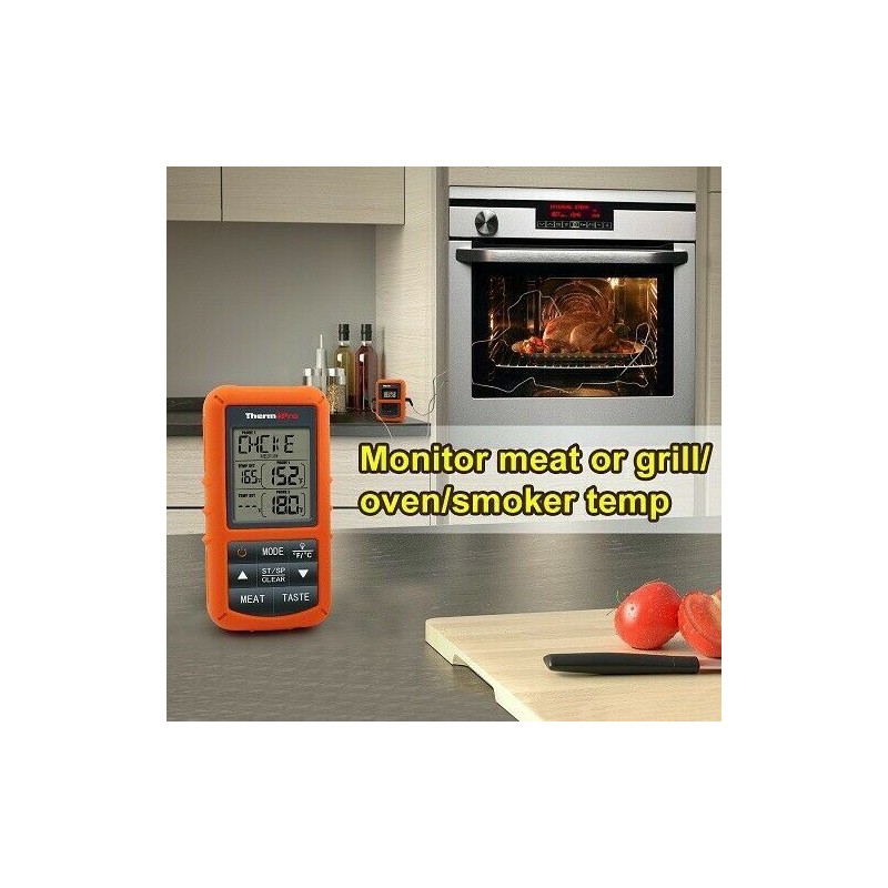 ThermoPro TP-20 Dual Probe Wireless Digital Cooking Thermometer BBQ Outdoor
