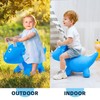 EVERICH TOY Kids Dinosaur Bouncy Animal Toys, Inflatable Triceratops Bouncer,