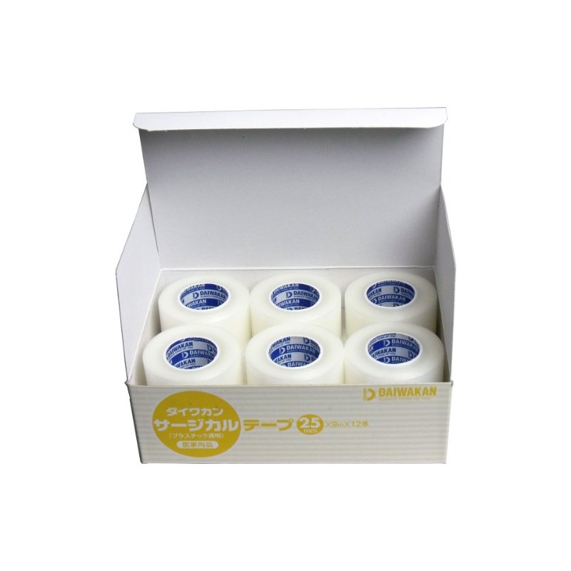 Yamato Han Surgical Tape, Plastic, Transparent, 1.0 inches (25 mm)