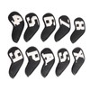 10pcs set PU Waterproof Golf Club Iron Cover Fine Sewing