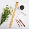 BambooMN 17 Inch Bamboo Wooden Back Scratcher Knobby Massage Roller