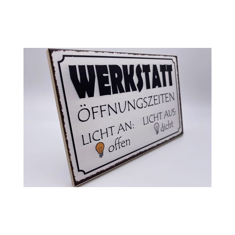 High Quality Wooden Sign 18 x 12 x 1 cm