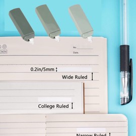 12 Pcs White Out Correction Tape, Cute and Aesthetic Out Tape Pen, Easy Instant Correction Note at Home, School, Office (Green+Pink)