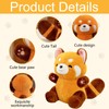 Red Panda Cuddly Toy, 35 cm Panda Cuddly Toy, Red