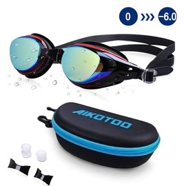 AIKOTOO Nearsighted Swimming Goggles