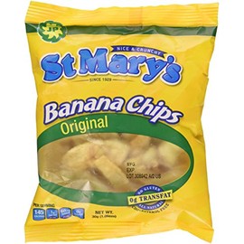 St Mary's Banana Chips 1.06 Ounce (Pack of 24)