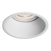 Astro Minima Round Fixed Indoor Downlight (Matt White), GU10 Lamp,