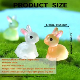 Yard Decor Fairy Leprechaun Figurine 15 PCS Glow in The Dark Toys - Luminous Garden Statues - Transform Your Outdoor Space Gnomes, Mushrooms, and Tree Spirits - Perfect for Patio, Yard