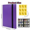 Trading Card Album Binder 9 Pocket,20 Sleeves 450 Cards with