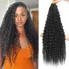 Getgal 24Inch 7Packs Deep Water Wave Crochet Hair 16strands/Pack Pre