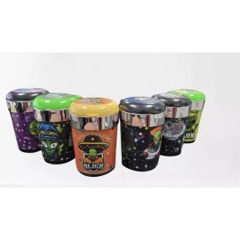 X2 LED BUTT BUCKET ASHTRAY - CAR CUP HOLDER PORTABLE-DESIGN ASSORTED (PACK OF 2)