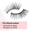 Eylure Pre-Glued Light & Wispy Eyelashes, Accents No. 003
