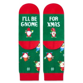 Zmart Christmas Gifts Stocking Socks For Boys Girls - Secret Santa Socks Gnome Gifts for Kids, Xmas Stocking Stuffers For 4-6 Years
