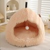 Fluffy Shell Dog Bed - Cuddly Pet Bed for Small