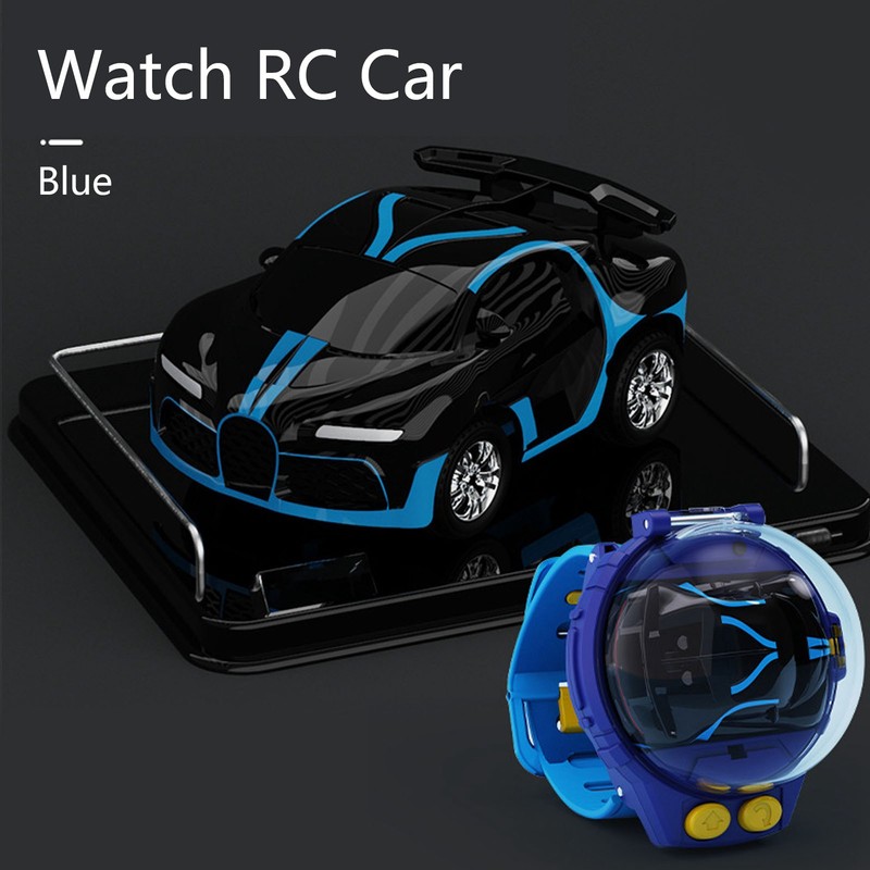 Mini RC Car Watch Alloy Electronic Car Watch Toy with