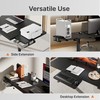 PEGZONE Desk Extender Tray, 24" x 14.4" Clamp On Desk