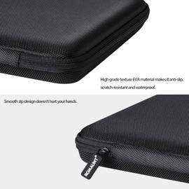 ROMAUNT Protective Carrying Case Compatible with Nespresso OrignalLine Capsules, Accessory for Portable Espresso Machine, Travel Coffee Pods Holder EVA Material Hard Shell Hold 36 Pods (black)