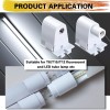 Hortsun 24 Pairs Single Pin Fa8 Tombstone T8 T10 T12