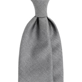 Mannergram Premium Wool Tie Gray
