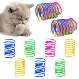 Cat Toy, Spring, Set of 20, 4 Colors, Cat Toy, Stress Relief, Lack of Exercise, Pet Supplies, Cat Supplies