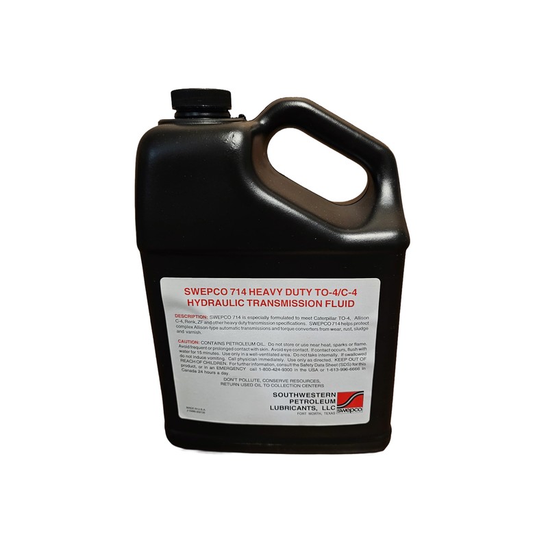 Swepco 714 Hydraulic Transmission Fluid Type TO-4/C-4 30wt. Gal.