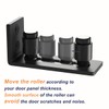 SMARTSTANDARD Sliding Barn Door Bottom Adjustable Floor Guide Roller, Black,