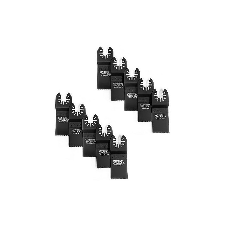 LUMBER JACK Multi Tool Blades, 10 x 34mm Universal Fine