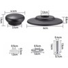 Set of 4 pot lid handles, universal pot lid, bakelite