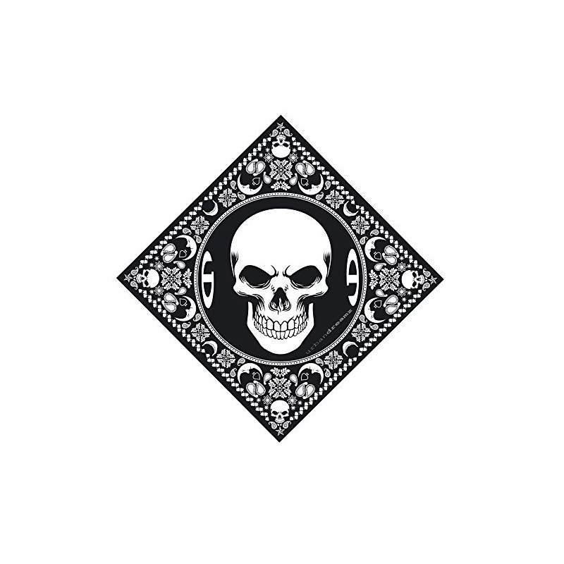 Flexfit Baseball Cap in Bundle with UD Skull Bandana in