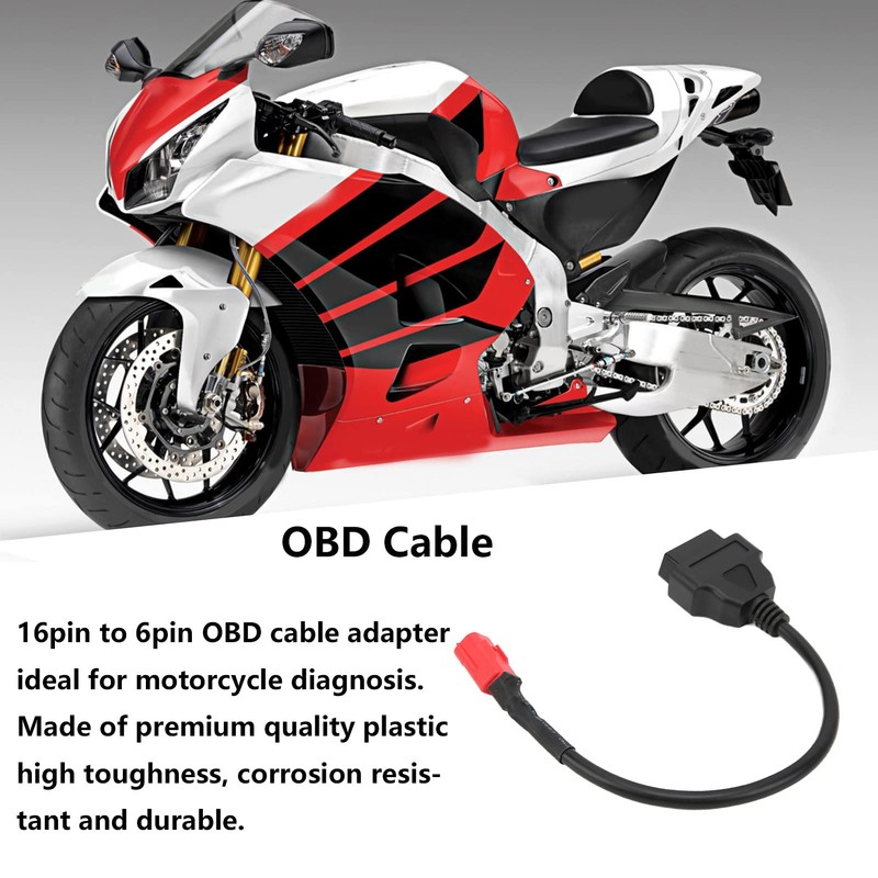 Yctze OBD Cable Connector, 16 Pin to 6 Pin OBD