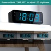 KWANWA Digital Alarm Clock with Large 1.8" LED Display, Battery