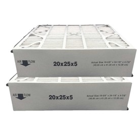 Atomic Filters 259112-102 Trion Air Bear MERV 13 Compatible Replacement Filter 20x25x5 Actual Size 19 5/8 x 24 1/8 x 4 7/8-2 Pack