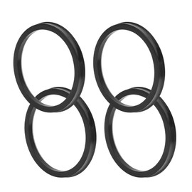 TUCKBOLD Car Wheel Hub Centric Rings Durable Wheels Center Shaft Shock Absorbing Hubrings Black 4 Pcs OD 108.1mm to ID 93.1 mm Polycarbonate