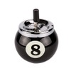ProLeo Billiard Ball Ashtray Metal with Number 8 for Indoor