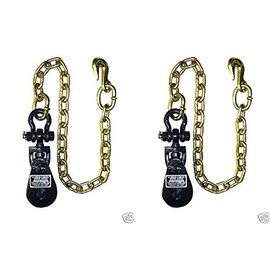 Qty. 2. Ships in 1 to 2 Business Days! BA Products 6I-2TSW30-x2 2 Ton Snatch Block with Chain for Rollback, Tow Truck, Crane, Wrecker, Equipment